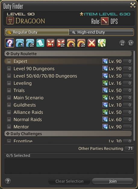 Duty Finder .